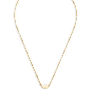 Kendra Scott Fern Pendant Necklace in Gold